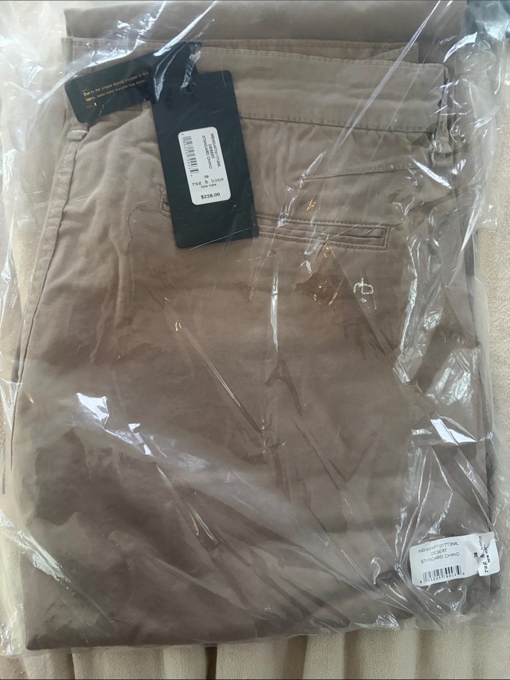 rag & bone Men's Chinos in Taupe